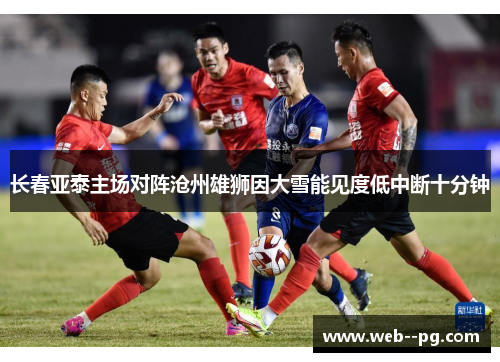 长春亚泰主场对阵沧州雄狮因大雪能见度低中断十分钟